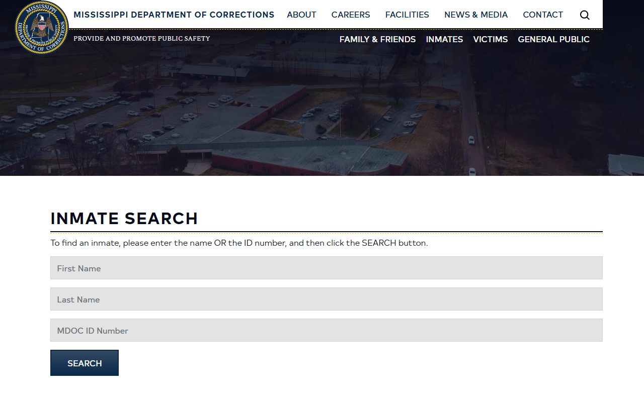 Mississippi Department of Corrections inmate search for Jones County state prisoners