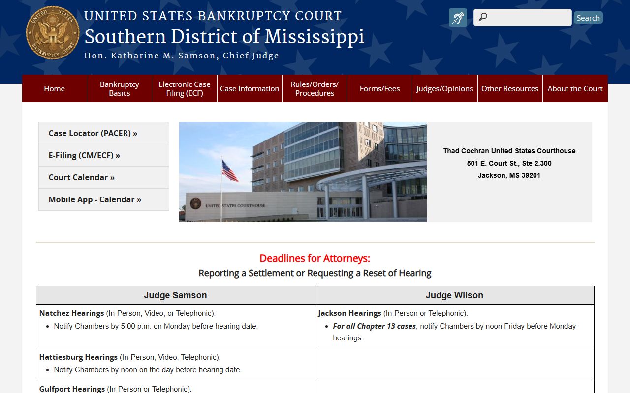 Jones County probate records context with the U.S. Bankruptcy Court for the Southern District of Mississippi