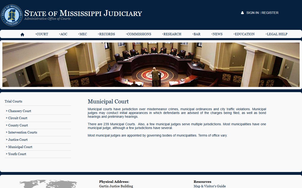 Jones County traffic court records Municipal Court overview